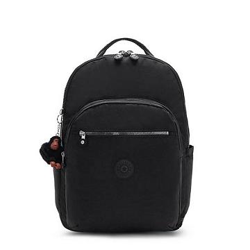 Kipling Seoul Extra Large Klassieke 17" Laptop Rugzak Zwart | België 1393OK